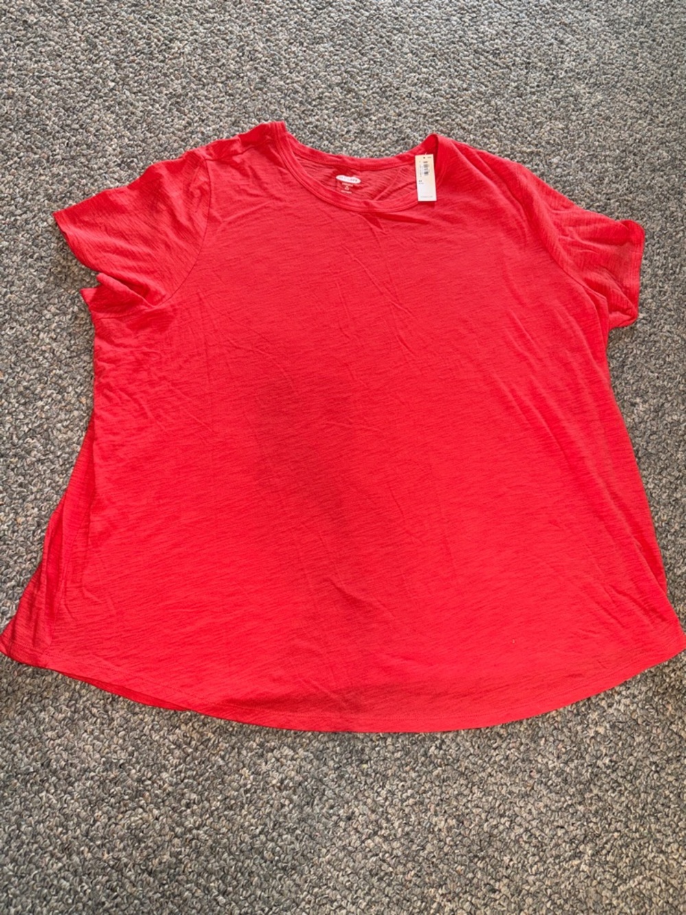 Old Navy Red Short Sleeve Crewneck Tee